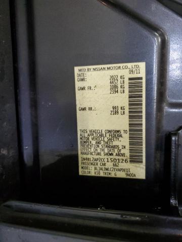 1N4BL2AP2CC150126 2012 Nissan Altima Sr