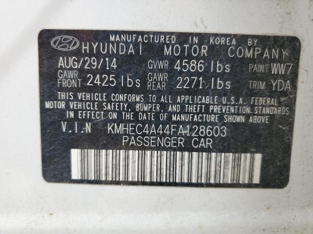 Lot #2406339019 2015 HYUNDAI SONATA HYB salvage car