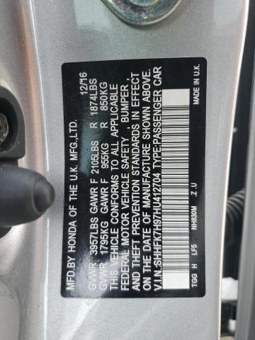 2017 HONDA CIVIC SPOR - SHHFK7H97HU412704