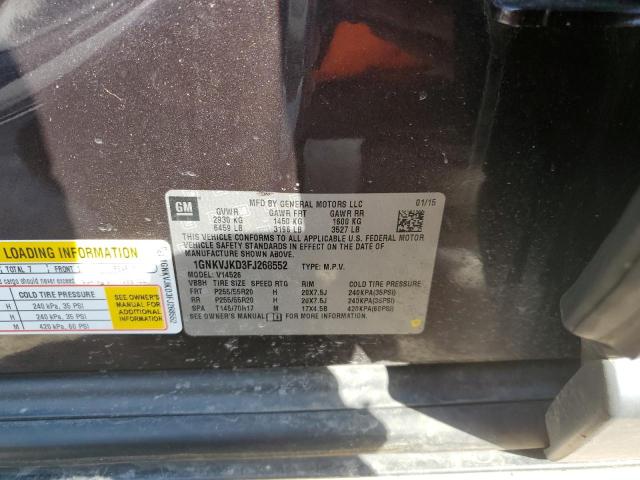2015 CHEVROLET TRAVERSE L - 1GNKVJKD3FJ268552