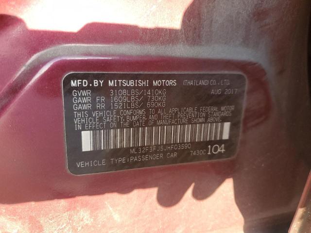 2018 MITSUBISHI MIRAGE G4 - ML32F3FJ5JHF03590