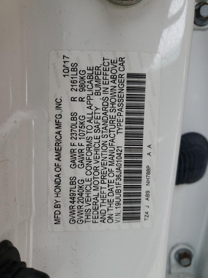 19UUB1F36JA010421 2018 Acura Tlx