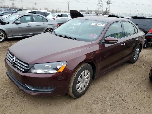 Седани VOLKSWAGEN PASSAT 2012 Бордовий