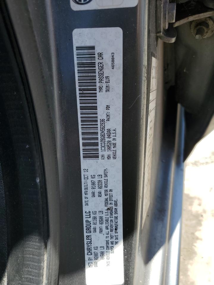 1C3CDZBG8DN562936 2013 Dodge Avenger R/T