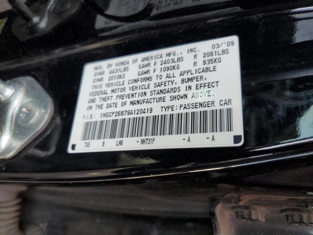 2009 Honda Accord Exl VIN: 1HGCP26879A120419 Lot: 45668434