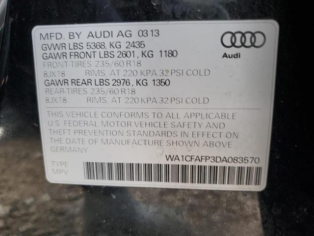 VIN WA1CFAFP3DA083570 2013 Audi Q5, Premium no.13