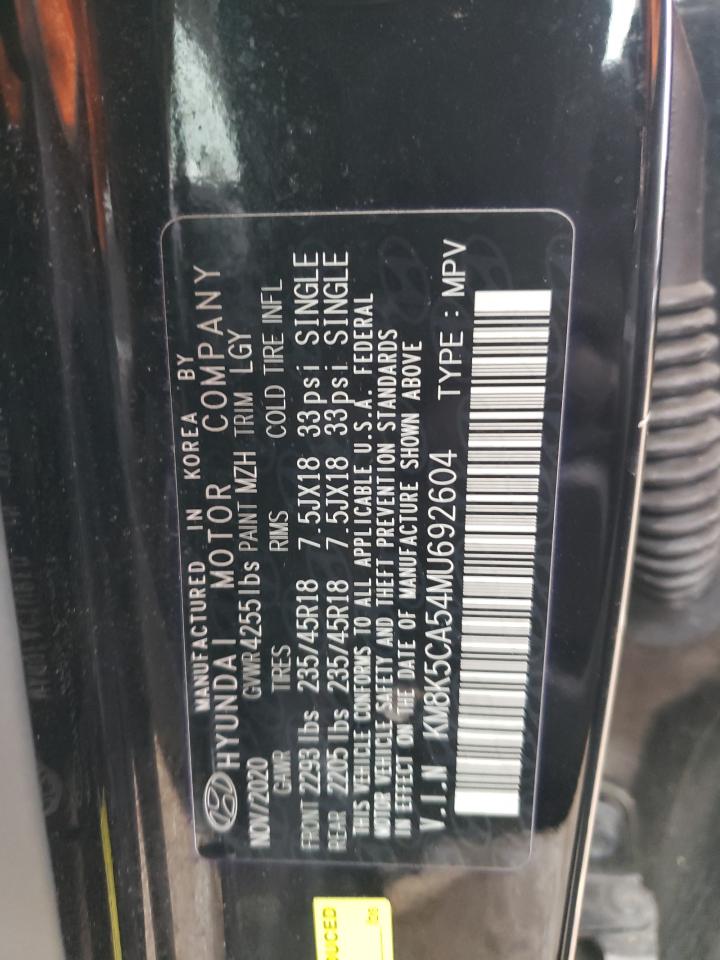 KM8K5CA54MU692604 2021 Hyundai Kona Ultimate