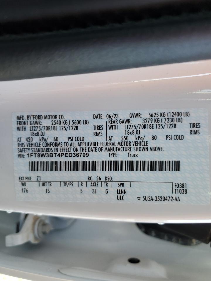 1FT8W3BT4PED36709 FORD F350 2023
