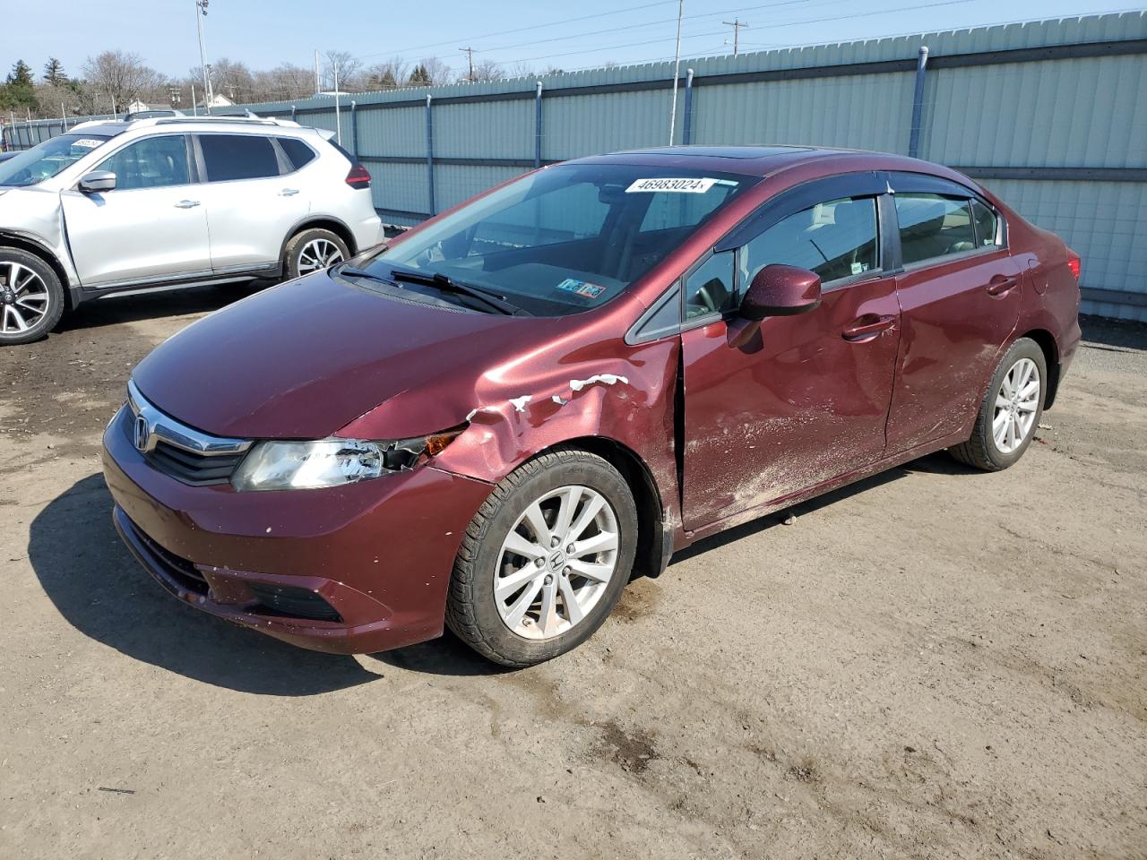 2HGFB2F82CH529979 2012 Honda Civic Ex