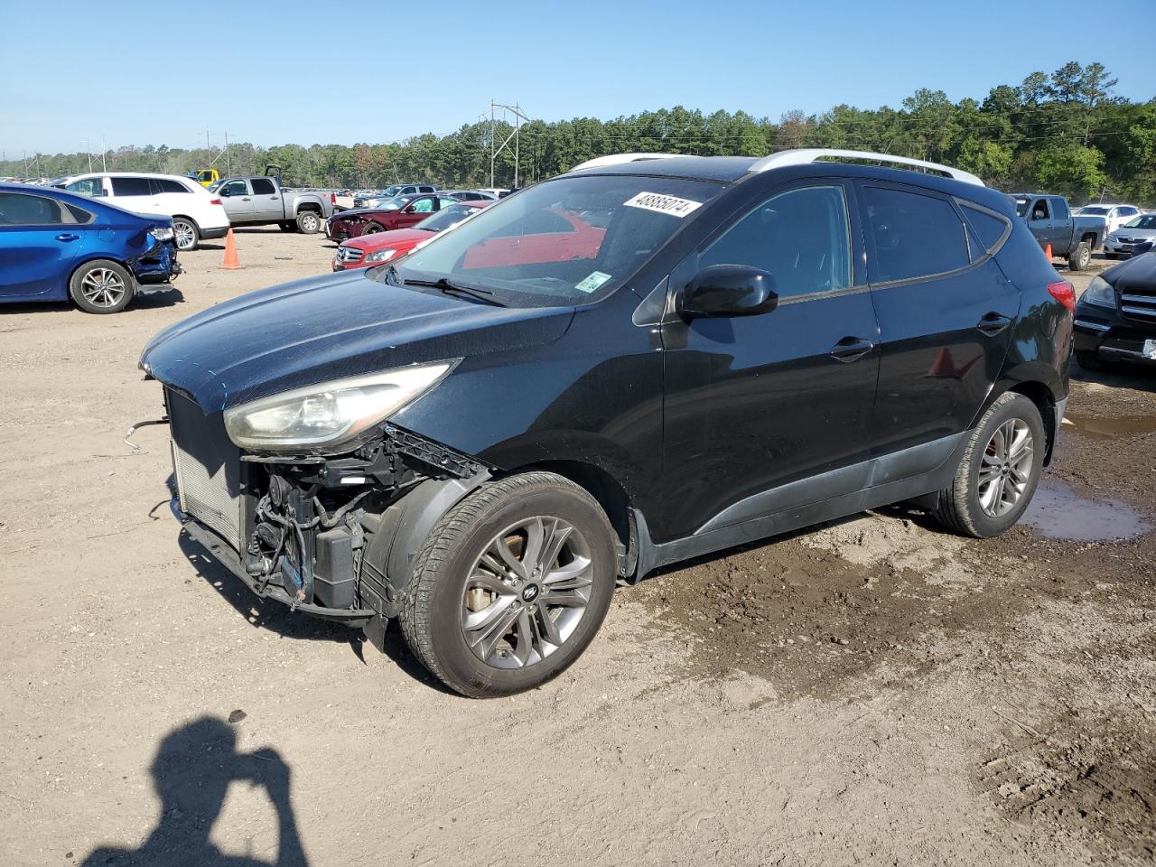 KM8JU3AG1FU046455 2015 Hyundai Tucson Limited