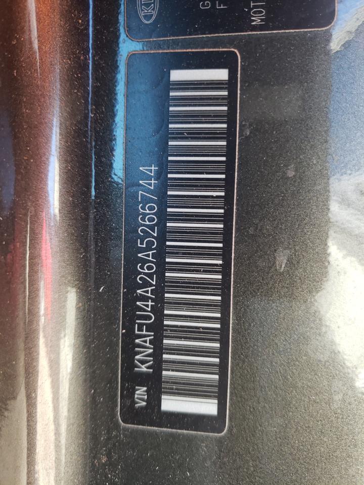 KNAFU4A26A5266744 2010 Kia Forte Ex