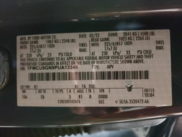 2023 FORD ESCAPE ACT - 1FMCU9GN9PUA13349