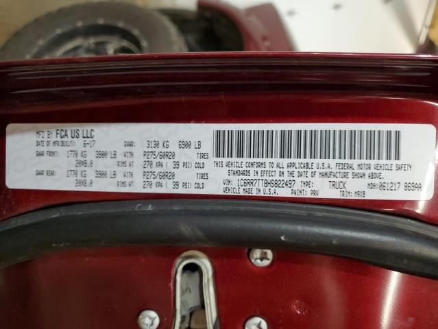 2017 RAM 1500 SLT - 1C6RR7TT8HS822497
