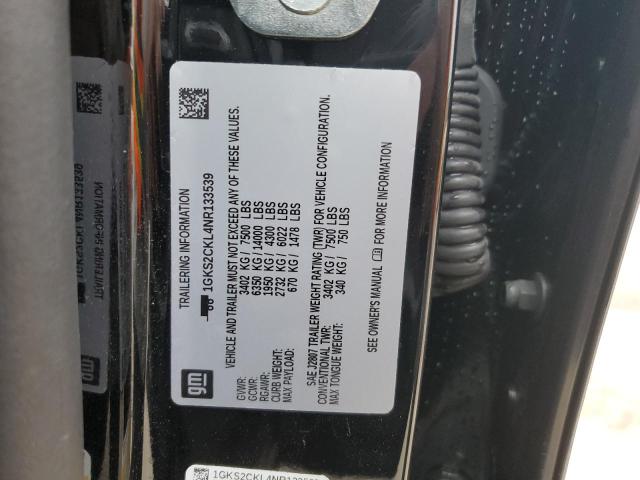2022 GMC YUKON AT4 1GKS2CKL4NR133539