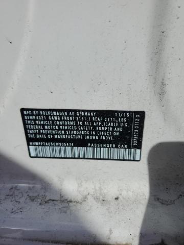 2016 VOLKSWAGEN E-GOLF SEL - WVWPP7AU5GW905474