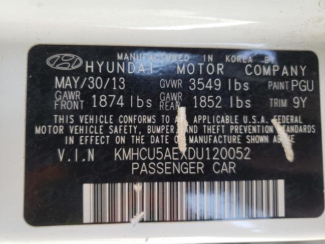 Lot #2459790058 2013 HYUNDAI ACCENT GLS salvage car