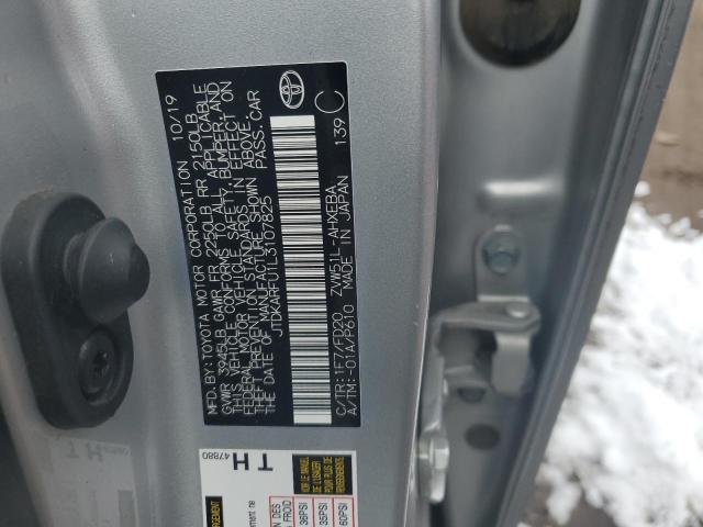 2020 Toyota Prius L VIN: JTDKARFU1L3107825 Lot: 56101594