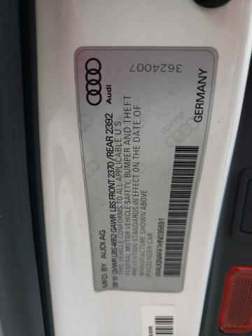 2017 AUDI A4 PREMIUM WAUGNAF41HN035691