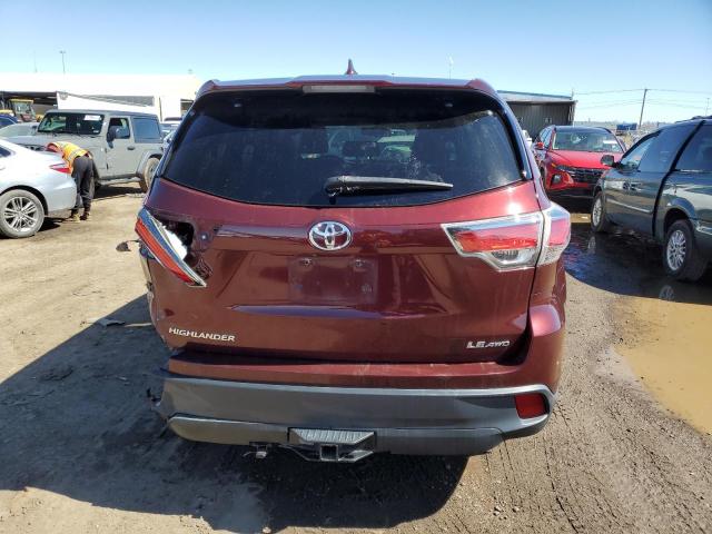 VIN 5TDBKRFH9ES006632 2014 Toyota Highlander, LE no.6