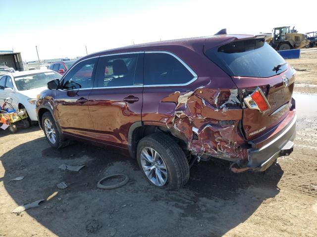 VIN 5TDBKRFH9ES006632 2014 Toyota Highlander, LE no.2