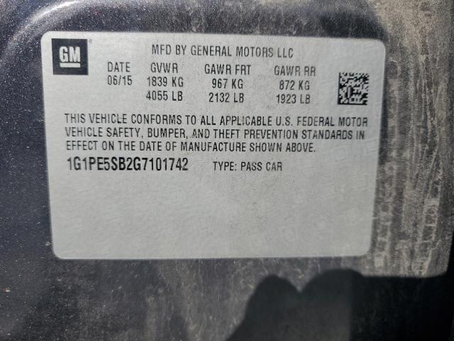 2016 CHEVROLET CRUZE LIMI - 1G1PE5SB2G7101742
