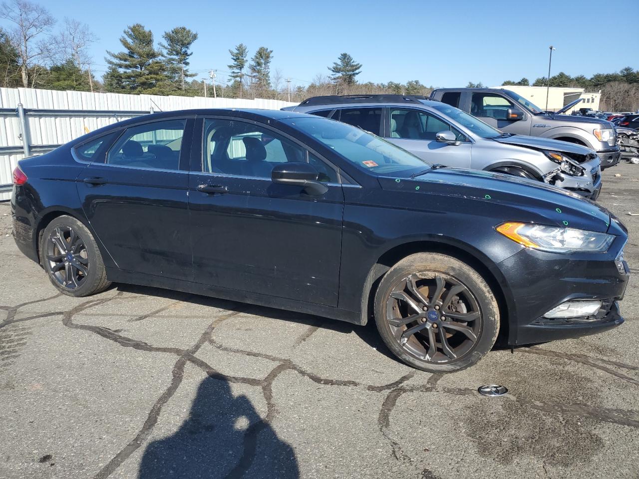 2018 Ford Fusion Se vin: 3FA6P0T96JR119551