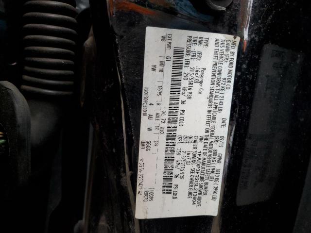 2016 Ford Focus Se VIN: 1FADP3F22GL213604 Lot: 46041474