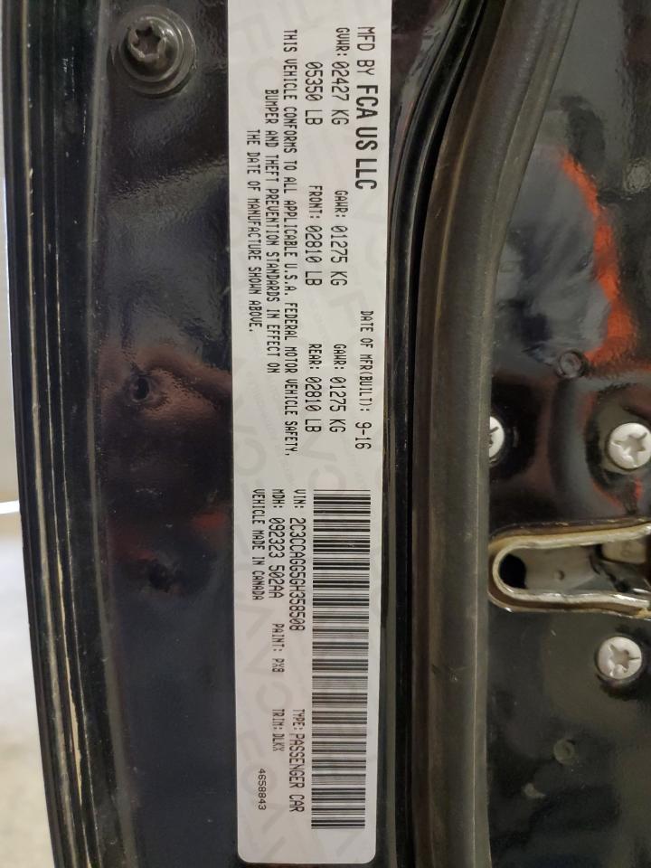 2C3CCAGG5GH358508 2016 Chrysler 300 S