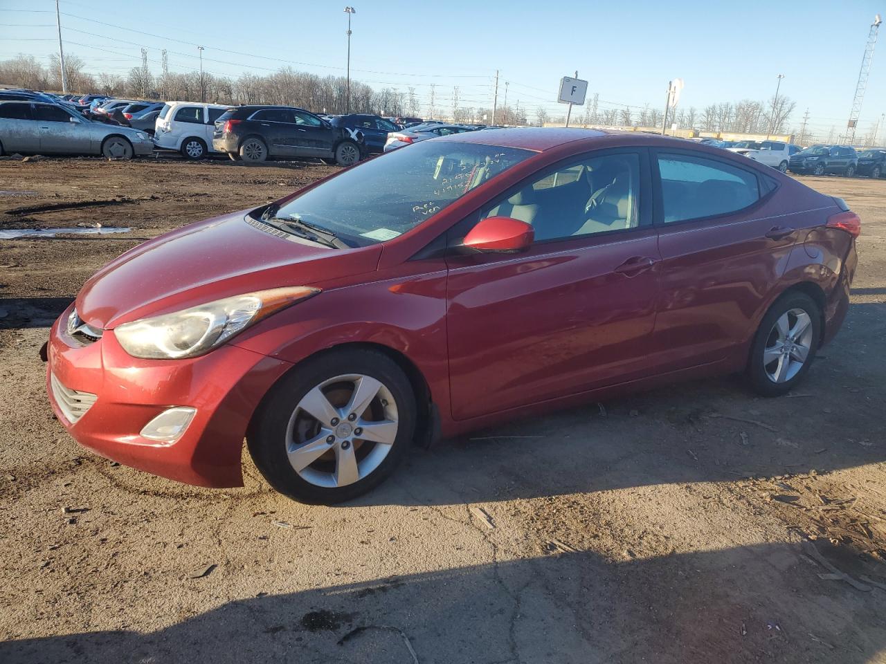 5NPDH4AE6DH419152 2013 Hyundai Elantra Gls