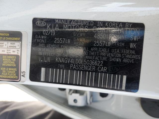 2020 KIA OPTIMA PLU KNAGV4LD0L5036622