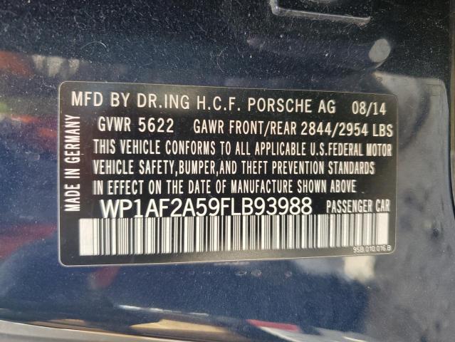 2015 PORSCHE MACAN TURB - WP1AF2A59FLB93988