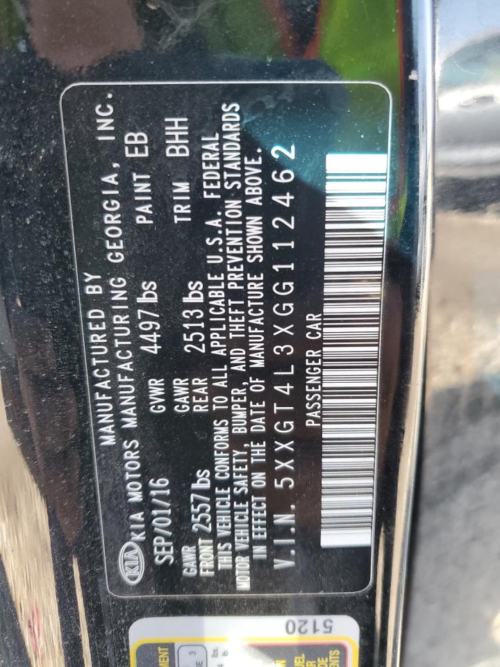 5XXGT4L3XGG112462 2016 Kia Optima Lx