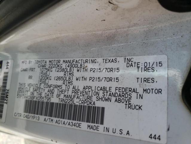 2015 TOYOTA TACOMA ACC - 5TFTX4CN9FX055795