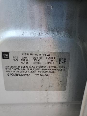 2016 Chevrolet Cruze Limited Ls VIN: 1G1PC5SH8G7202567 Lot: 47568044