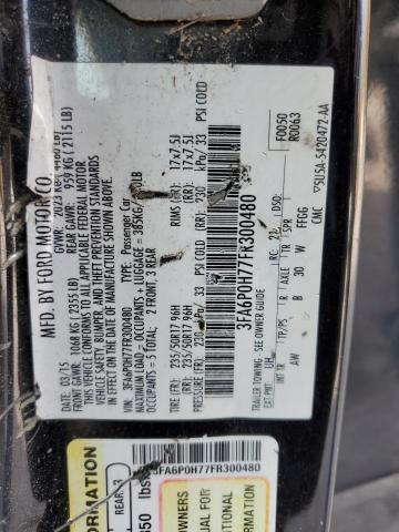 3FA6P0H77FR300480 2015 FORD FUSION - Image 12