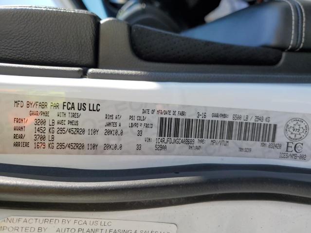 2016 JEEP GRAND CHER - 1C4RJFDJXGC402689