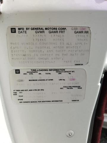 1987 Chevrolet Corvette VIN: 1G1YY3180H5122642 Lot: 47637424