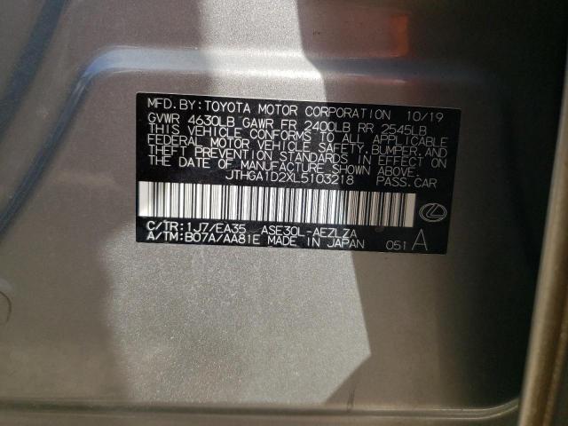 2020 LEXUS IS 300 F-S JTHGA1D2XL5103218