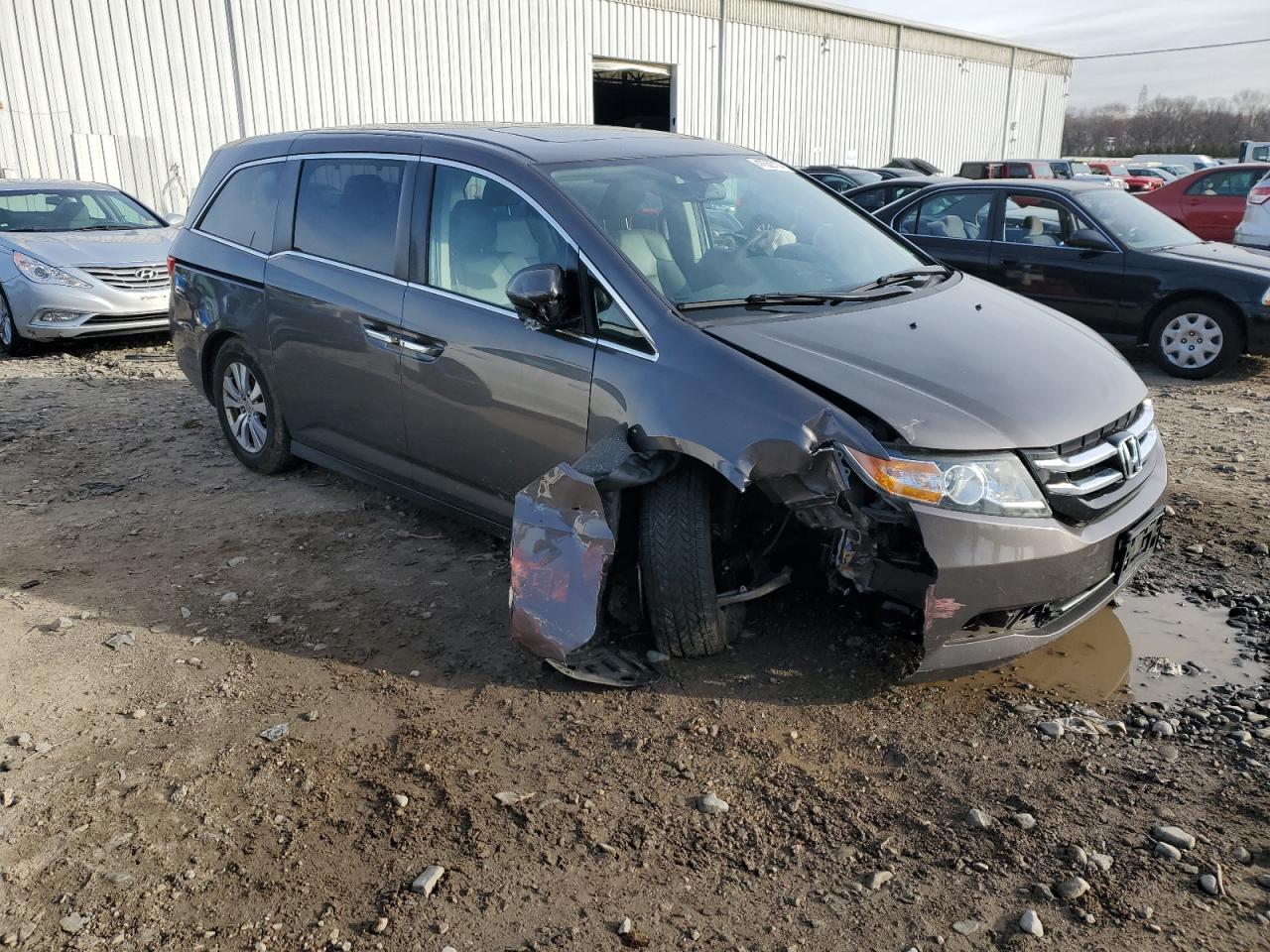 5FNRL5H63EB067592 2014 Honda Odyssey Exl