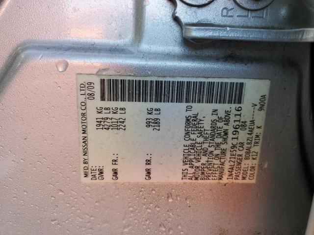 2009 Nissan Altima 2.5 VIN: 1N4AL21E59C196116 Lot: 47174484