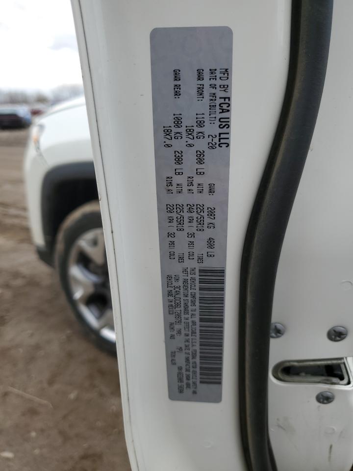 3C4NJDCB6LT209791 2020 Jeep Compass Limited