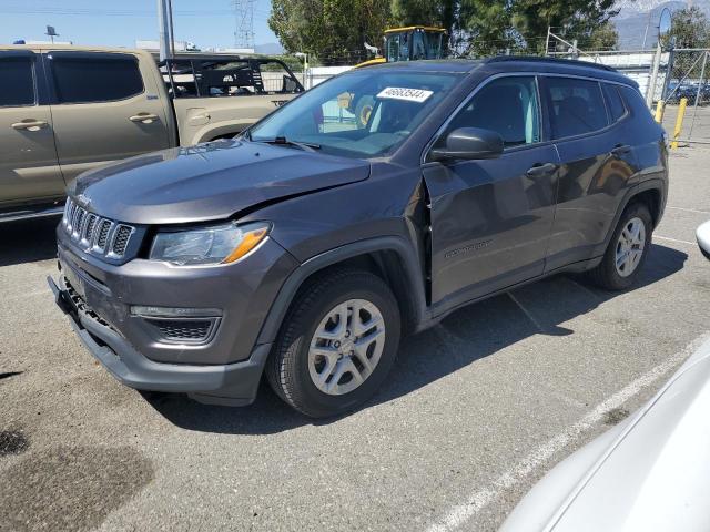 Lot #2459632155 2020 JEEP COMPASS SP salvage car