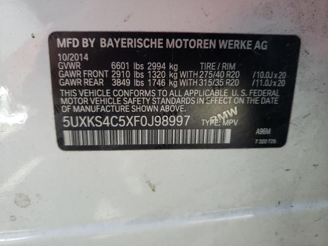 VIN 5UXKS4C5XF0J98997 2015 BMW X5, Xdrive35D no.13