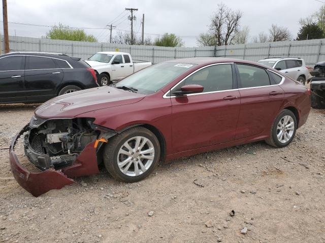 CHRYSLER 200 LIMITE 2016 burgundy sedan 4d gas 1C3CCCAB8GN176785 photo #1