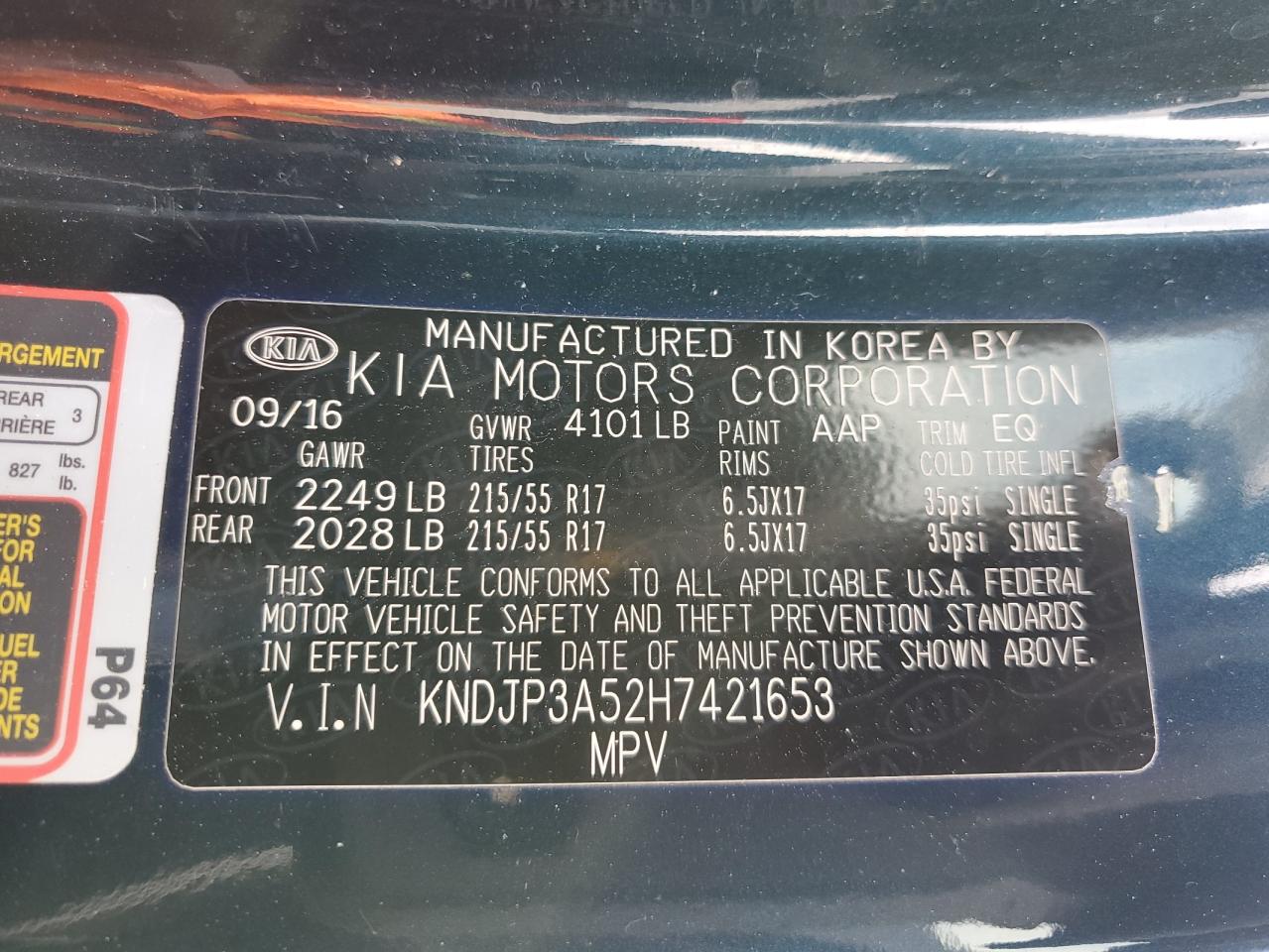 KNDJP3A52H7421653 2017 Kia Soul +