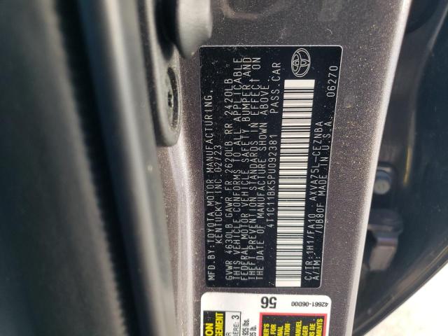 2023 TOYOTA CAMRY LE - 4T1C11BK5PU092381