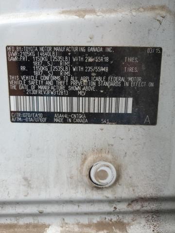 2015 TOYOTA RAV4 LIMIT - 2T3DFREV3FW312813