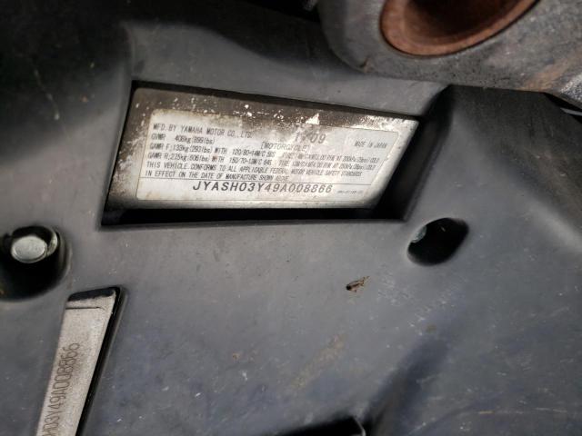 2009 YAMAHA YP400 JYASH03Y49A008866
