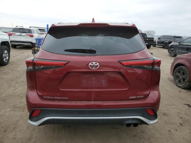 VIN 5TDJZRBH3MS126566 2021 Toyota Highlander, Xse no.6