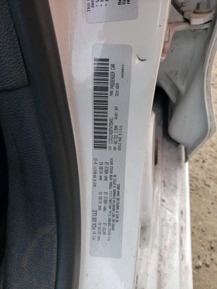 1C3CCCAG9FN739451 2015 Chrysler 200 Limited